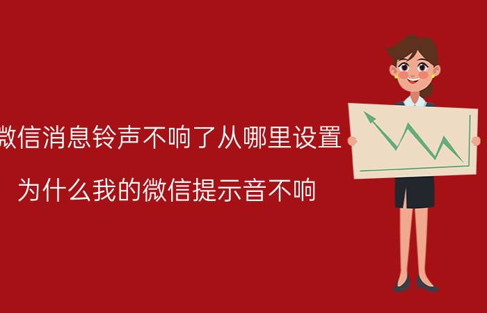 微信消息铃声不响了从哪里设置 为什么我的微信提示音不响？